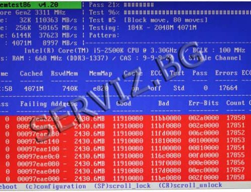 Как да тествате рам паметта си с memtest86+